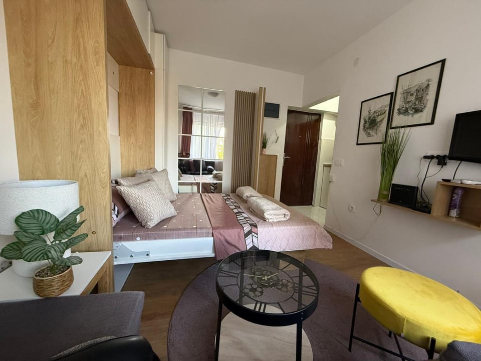 Bed, TV and multimedia, Living room, Photo of the whole room, Bedroom