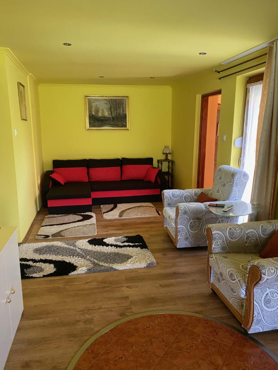 Communal lounge/ TV room, Bed, Living room, Seating area