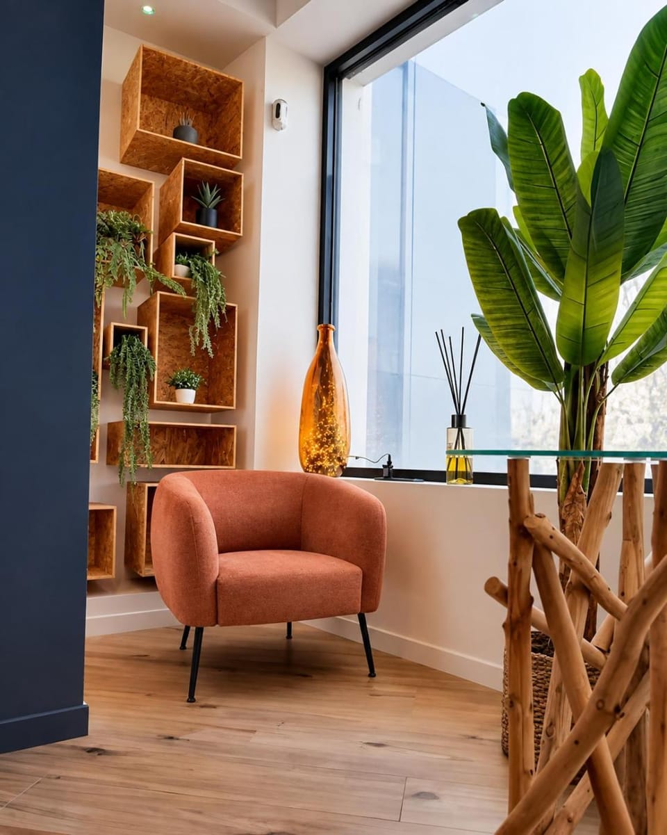 Library, Living room, Seating area