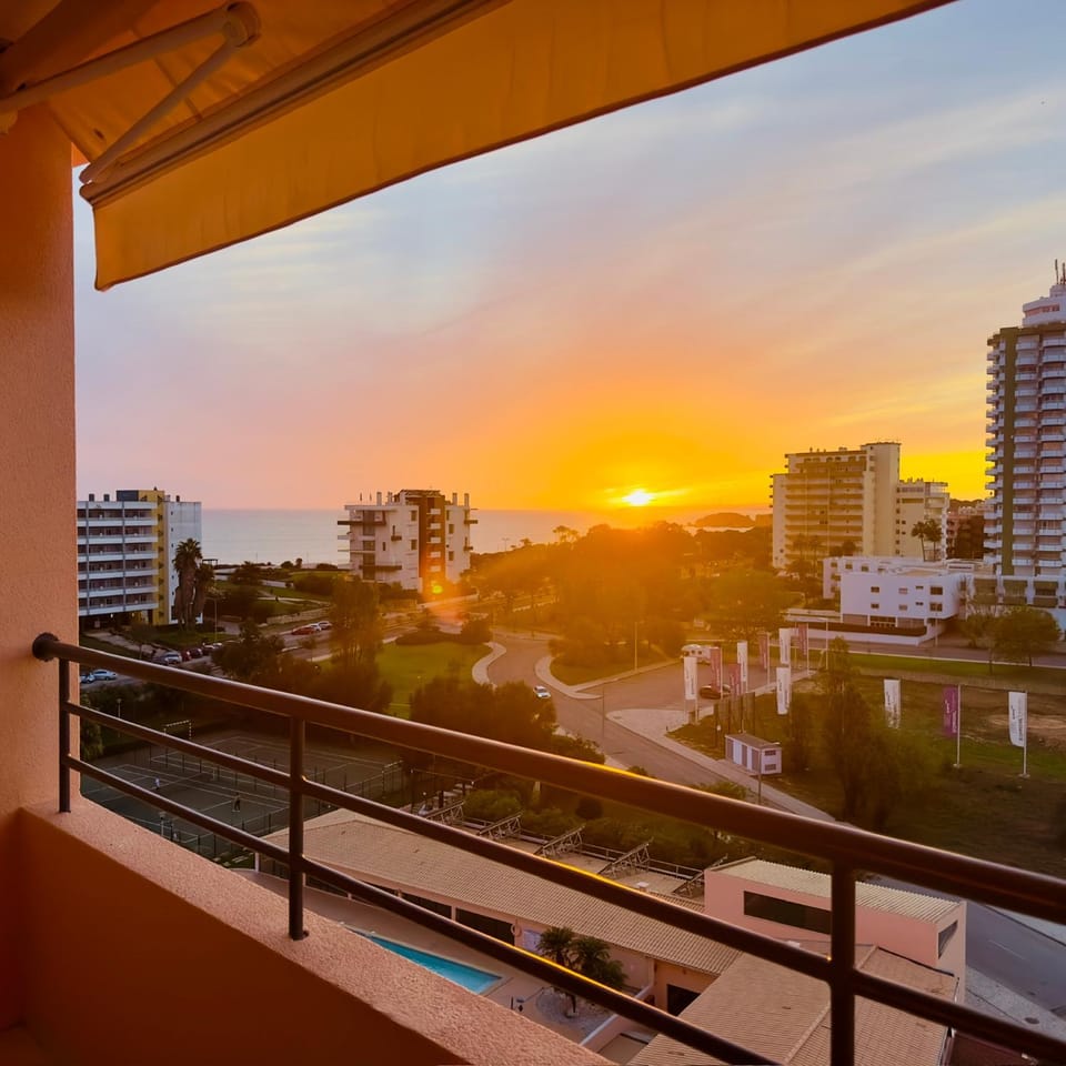 View (from property/room), Balcony/Terrace, Sunset