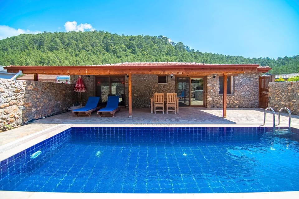 2+1 İç ve dış jakuzili villa Villa in Muğla Province