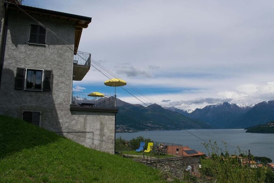 Balcony on Lake Pianello House in Province of Lecco