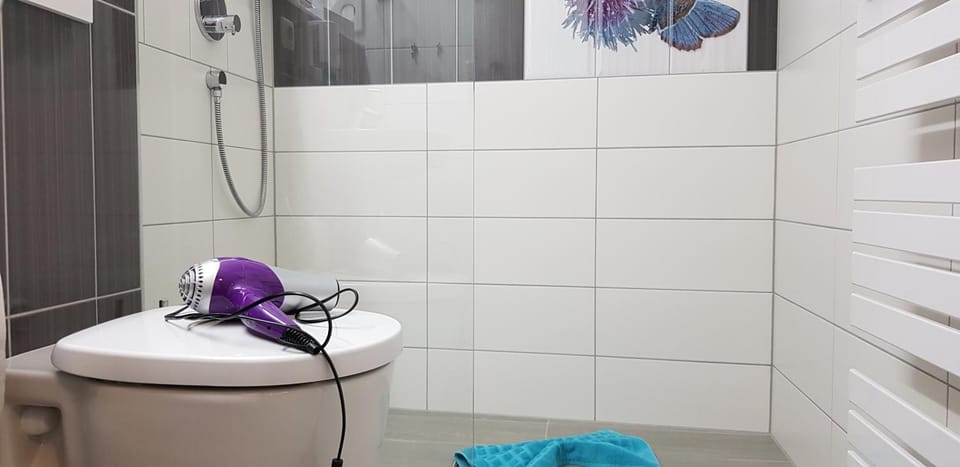 Shower, Toilet, Bathroom, Decorative detail, heating, towels