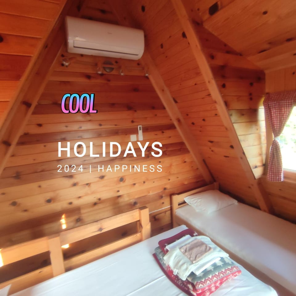Photo of the whole room, Bedroom, air conditioner