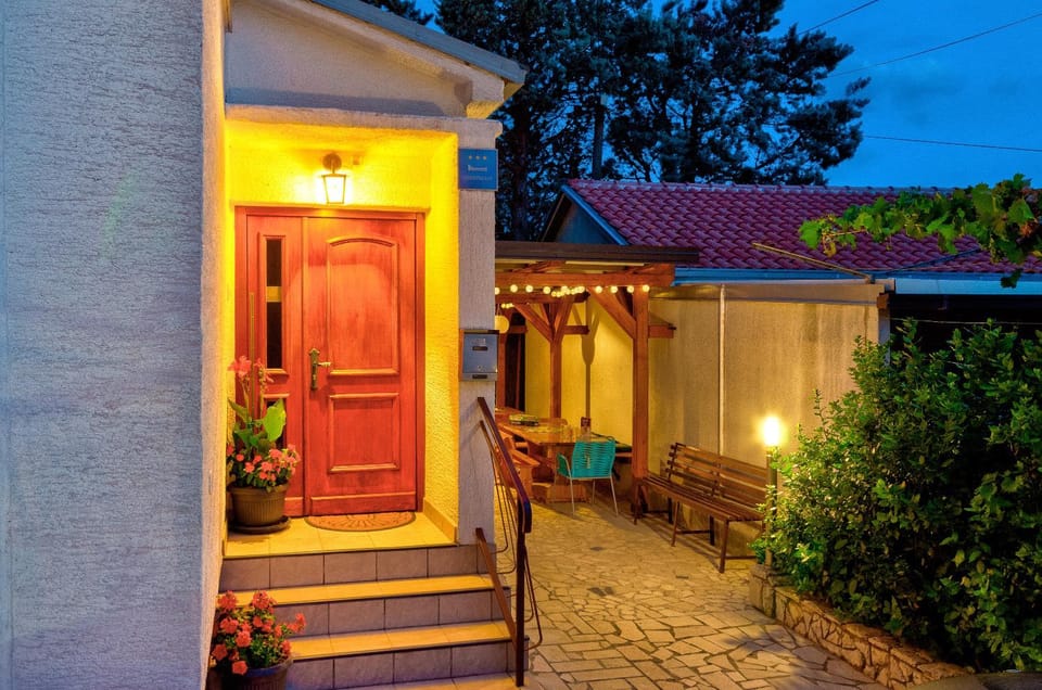 Property building, Patio, Night