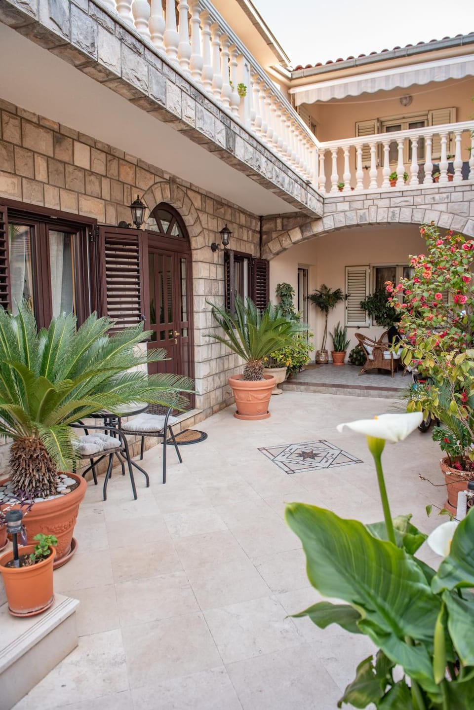 Property building, Patio