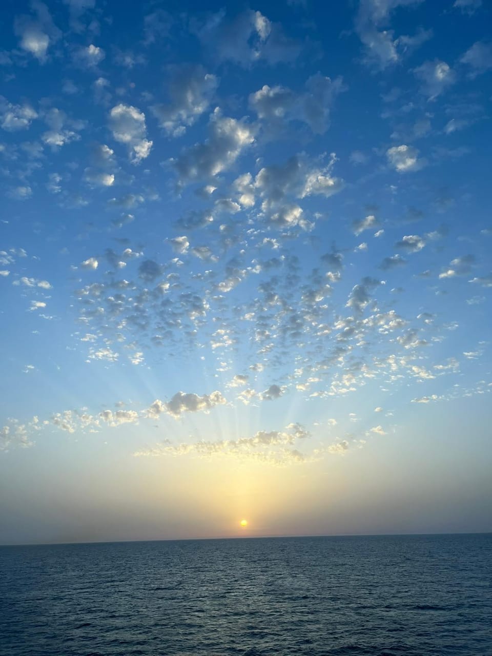 Sea view, Sunset