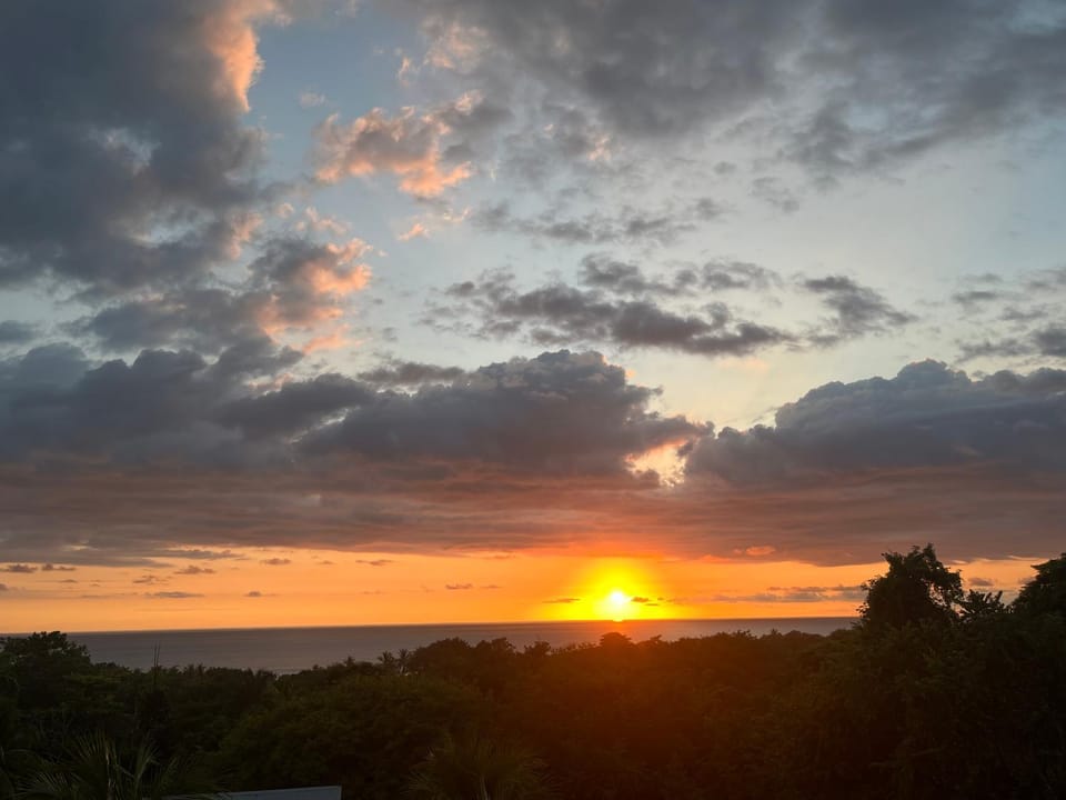 Natural landscape, Sea view, Sunset