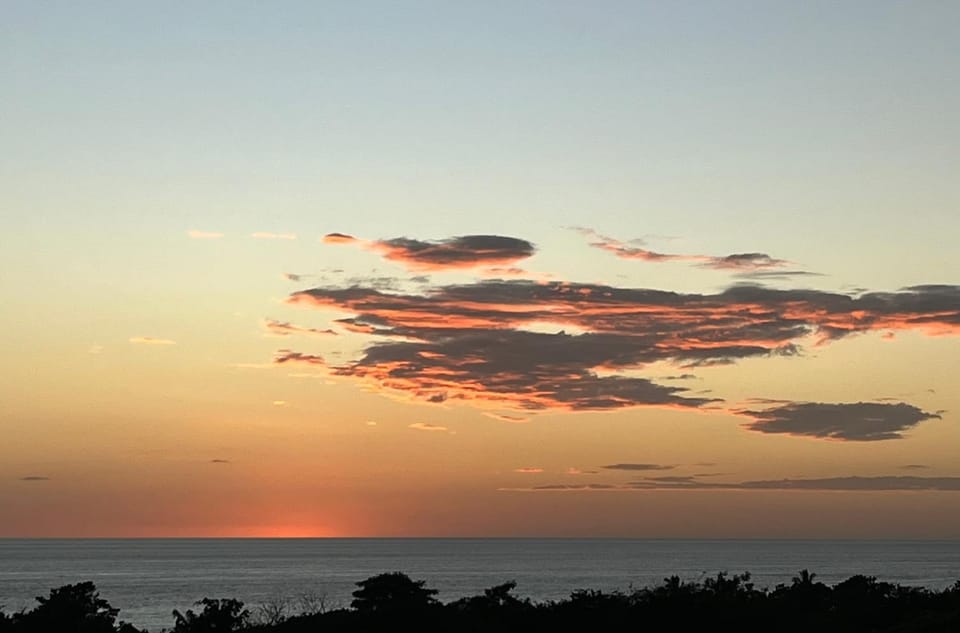 Natural landscape, Sea view, Sunset