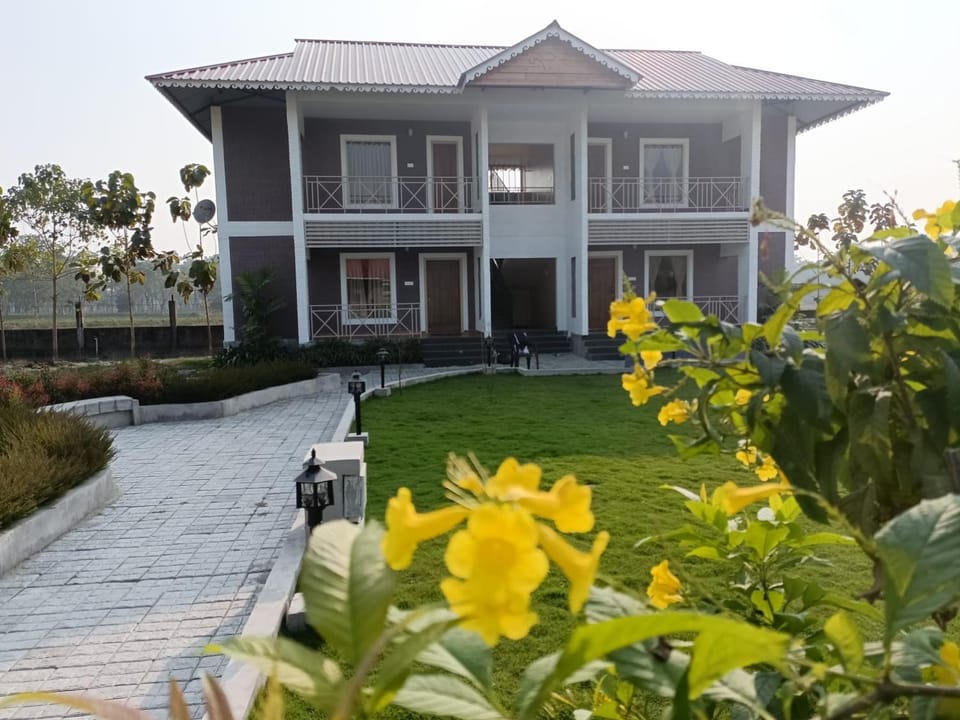 Property building, Spring, Garden, Garden view