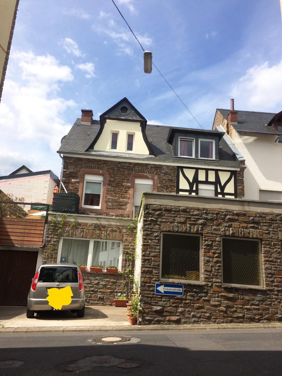 Property building, On site