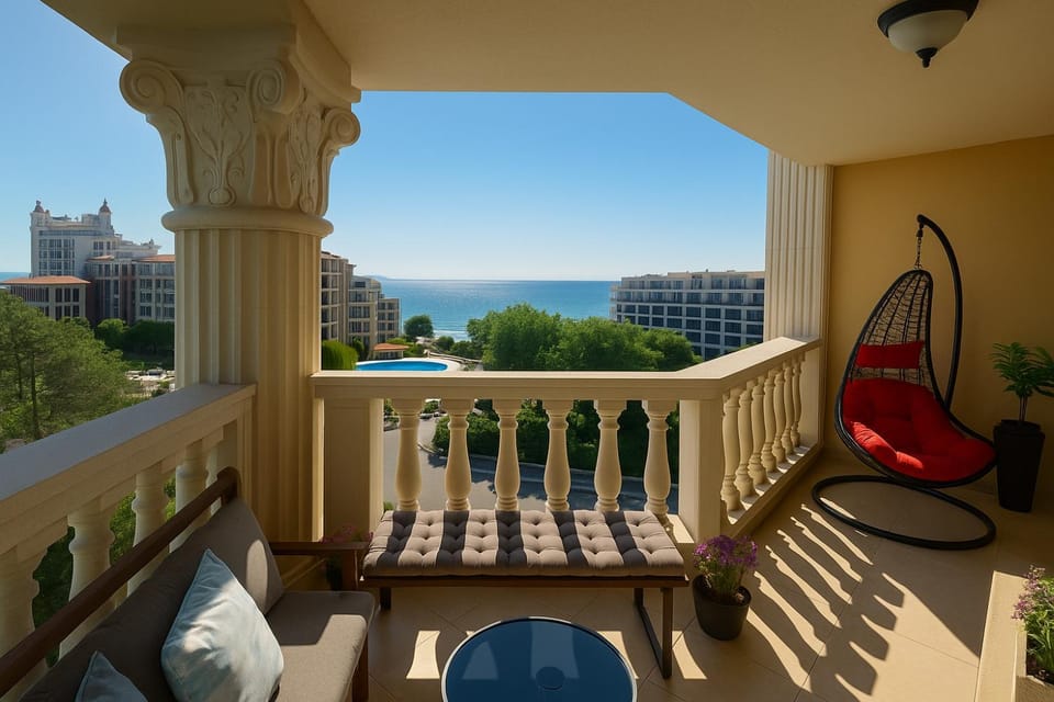 Summer, Balcony/Terrace, Lake view, Sea view