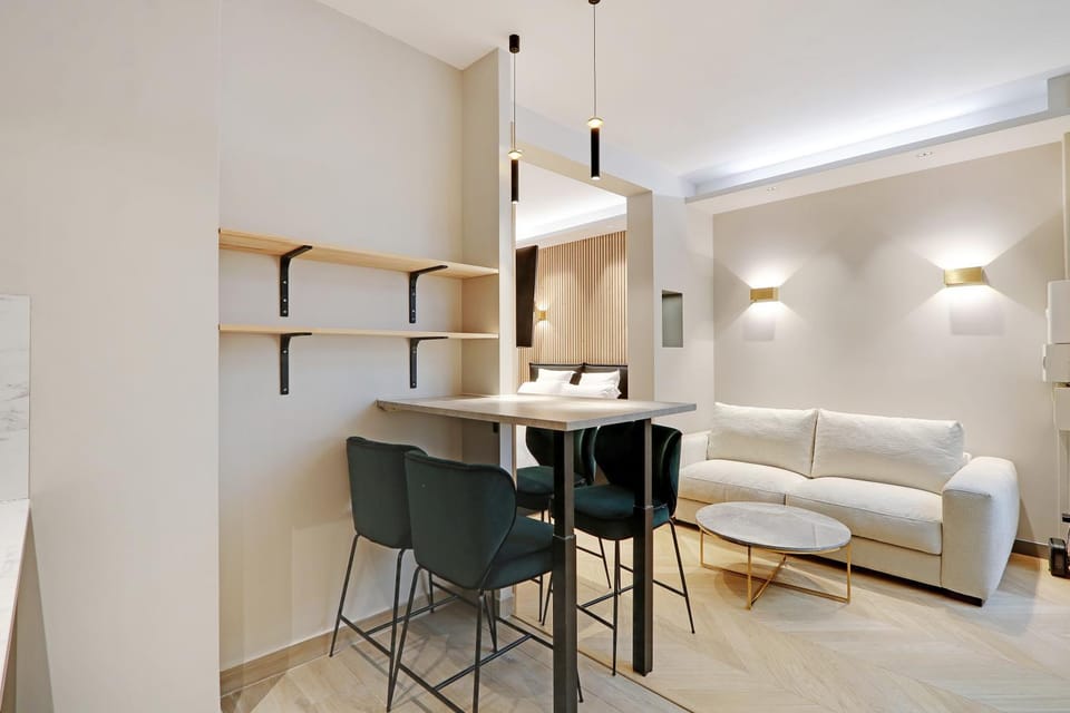Communal lounge/ TV room, Bed, Living room, Seating area, Dining area, storage