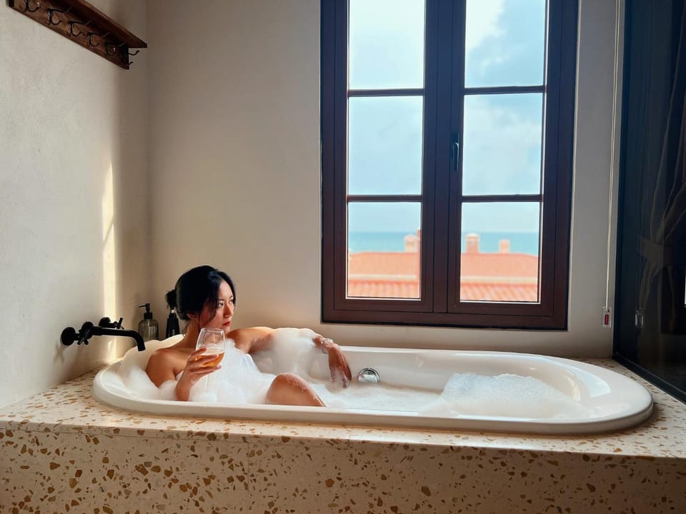 Hot Tub, View (from property/room), Sea view, Bath