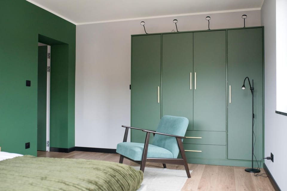 Bed, Photo of the whole room, Bedroom, wardrobe