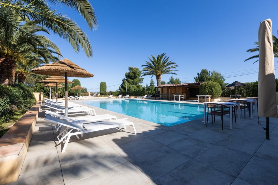 Property building, Living room, Swimming pool