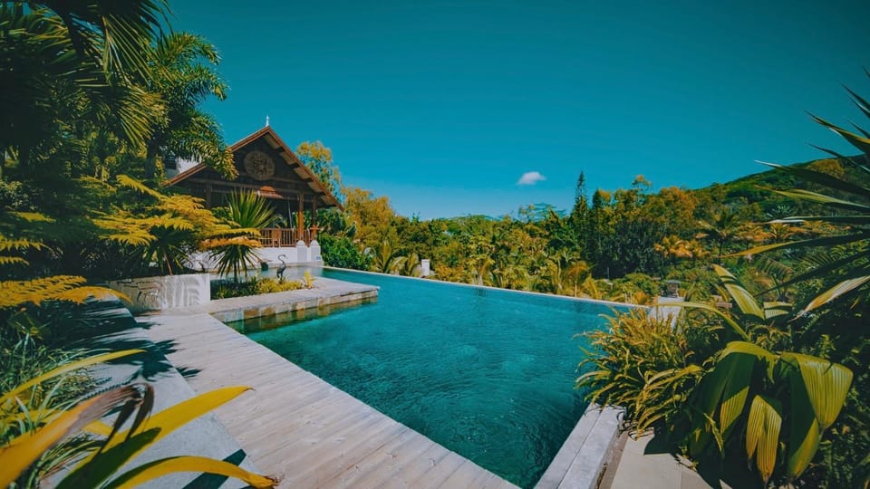 Spring, Day, Natural landscape, Garden, Garden view, Swimming pool