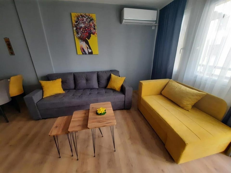 Living room, Seating area, air conditioner