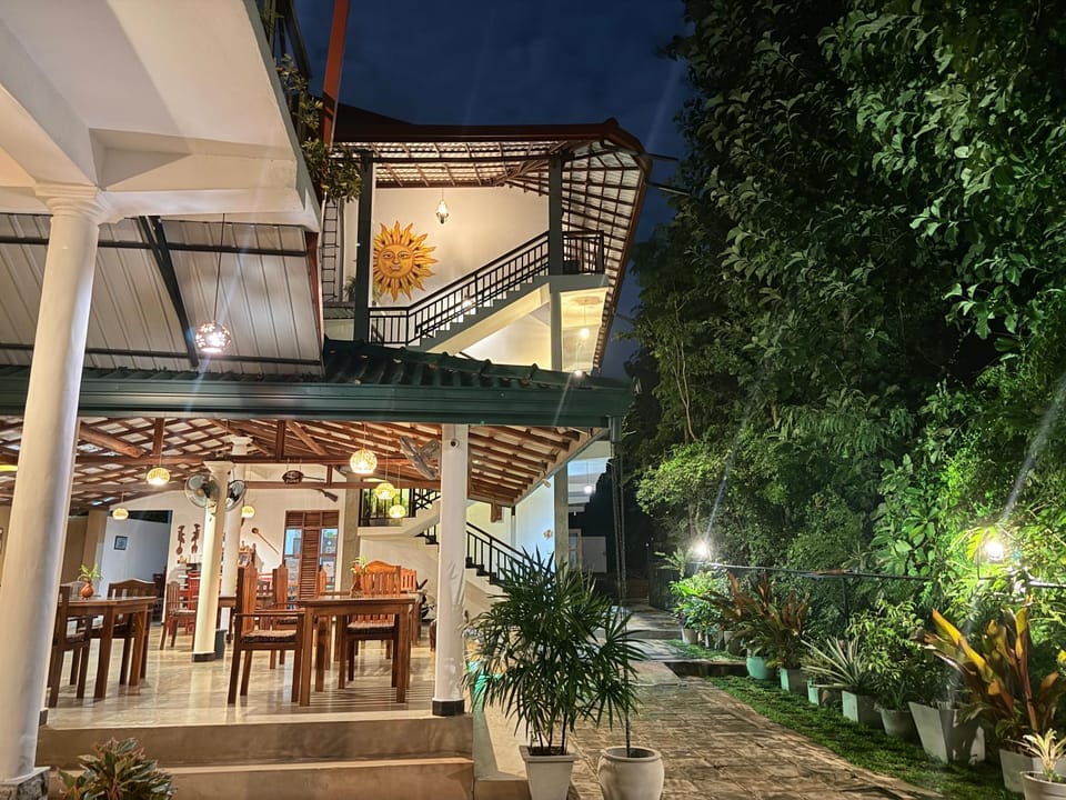 Property building, Dining area, Garden view