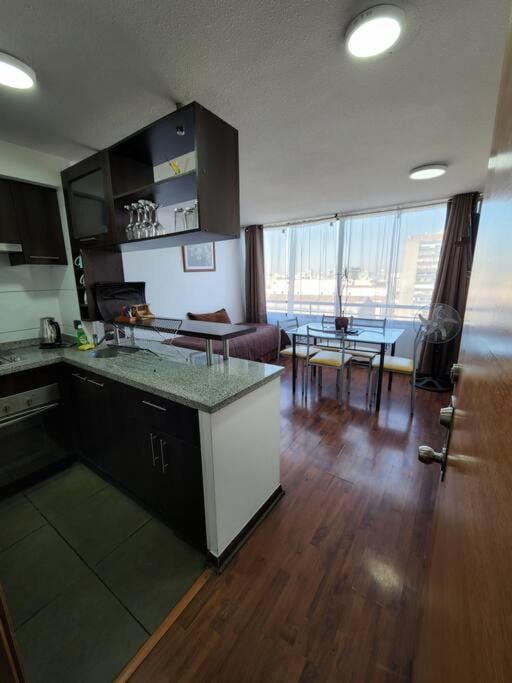 Kitchen or kitchenette, Living room