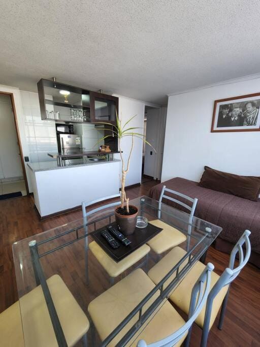 Kitchen or kitchenette, Living room, Dining area
