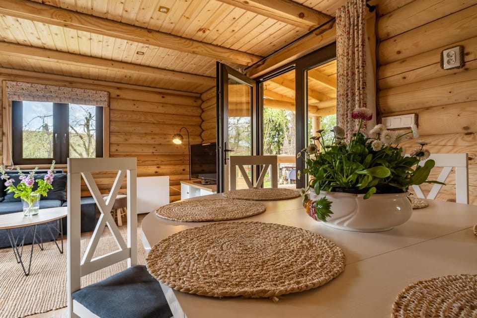 Domek Całoroczny z Bali na Mazurach z Balią Ogrodową 6 Osobowy House in Lithuania