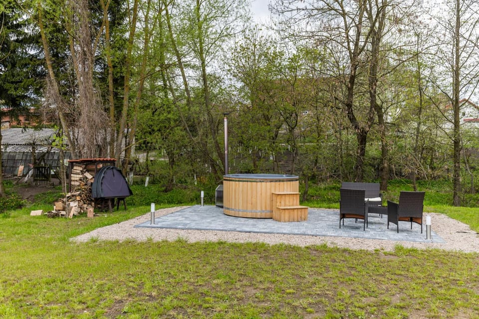 Domek Całoroczny z Bali na Mazurach z Balią Ogrodową 6 Osobowy House in Lithuania