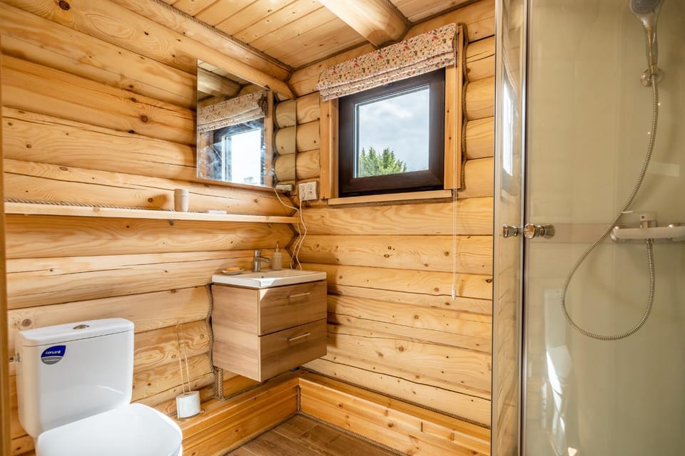 Domek Całoroczny z Bali na Mazurach z Balią Ogrodową 6 Osobowy House in Lithuania