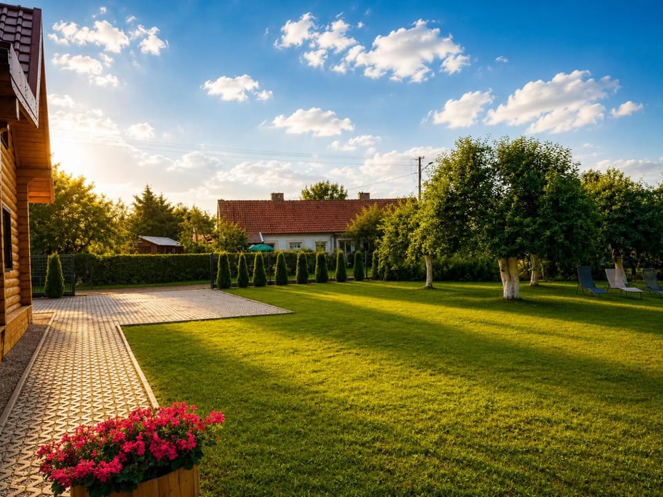 Domek Całoroczny z Bali na Mazurach z Balią Ogrodową, Sauną - 6 Osobowy 10 km od Giżycka 30 km od Mikołajek House in Lithuania