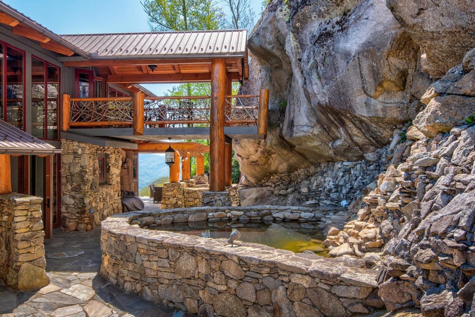The Rock at Eagles Nest House in Beech Mountain