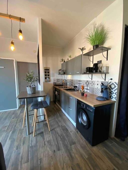 Kitchen or kitchenette, minibar, pet friendly, stove