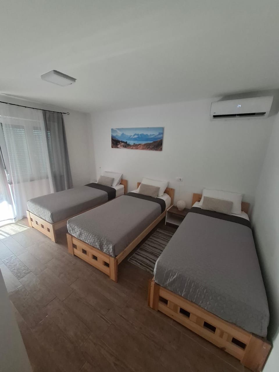 Bed, Balcony/Terrace, Bedroom, air conditioner