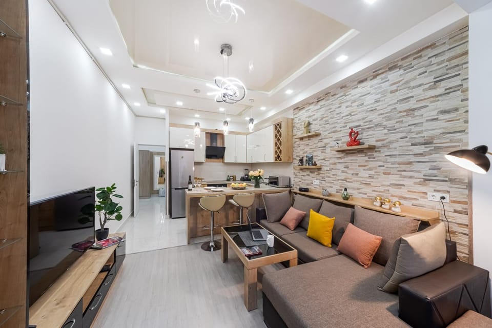 Communal lounge/ TV room, TV and multimedia, Kitchen or kitchenette, Living room, Seating area, Evening entertainment, minibar, oven