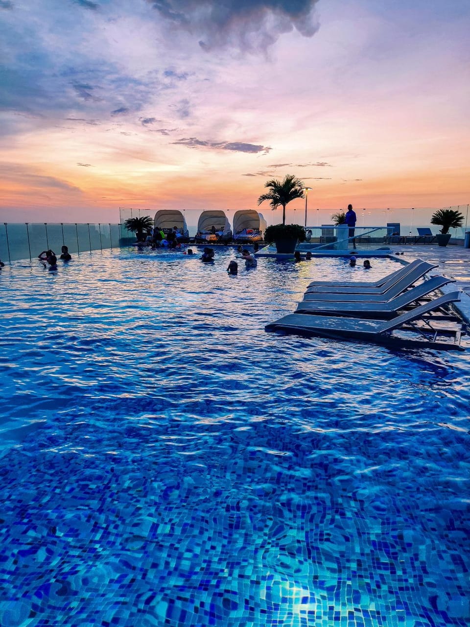 View (from property/room), Landmark view, Sea view, Swimming pool, Sunset
