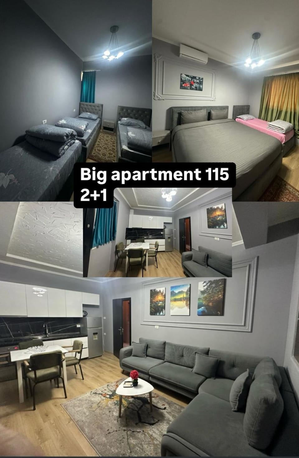 Bed, Living room, Photo of the whole room, Seating area, Bedroom