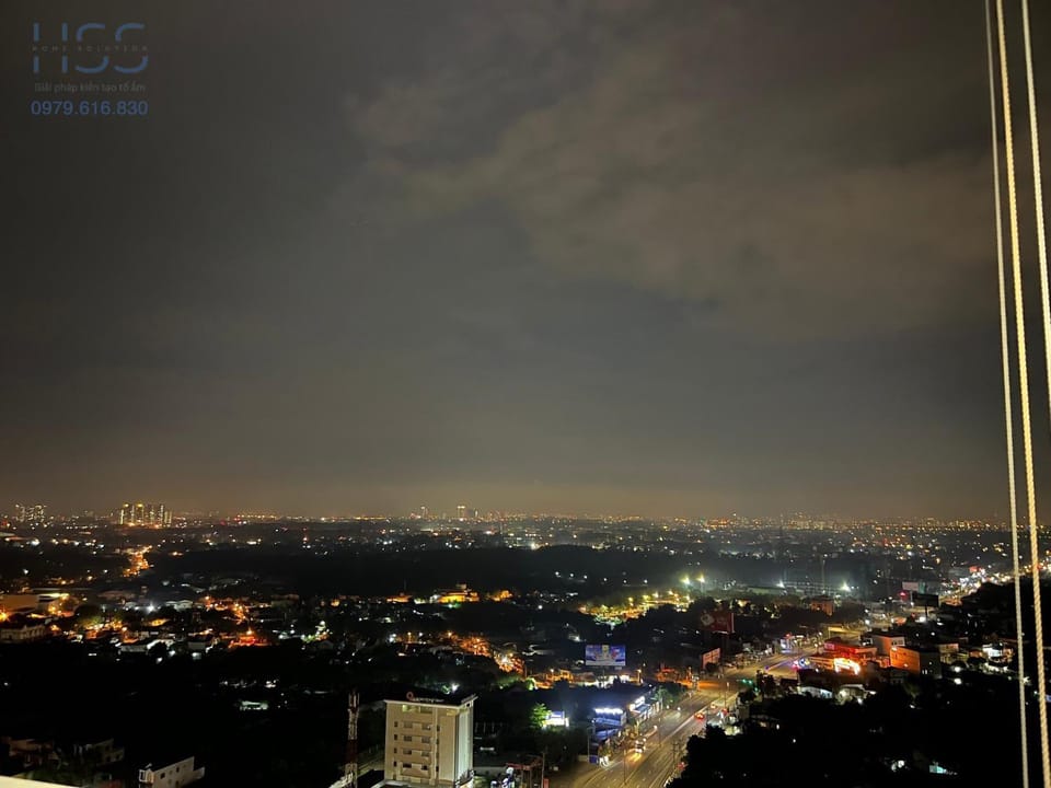 Night, Bird's eye view, City view