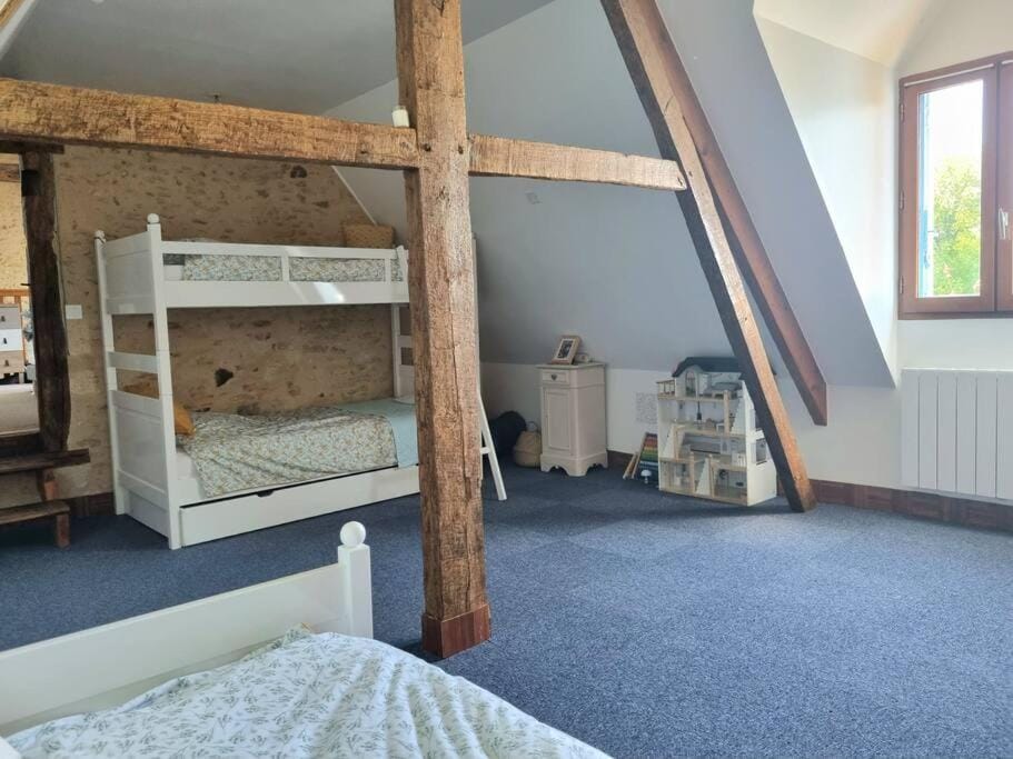 Bed, Photo of the whole room, Bedroom, bunk bed