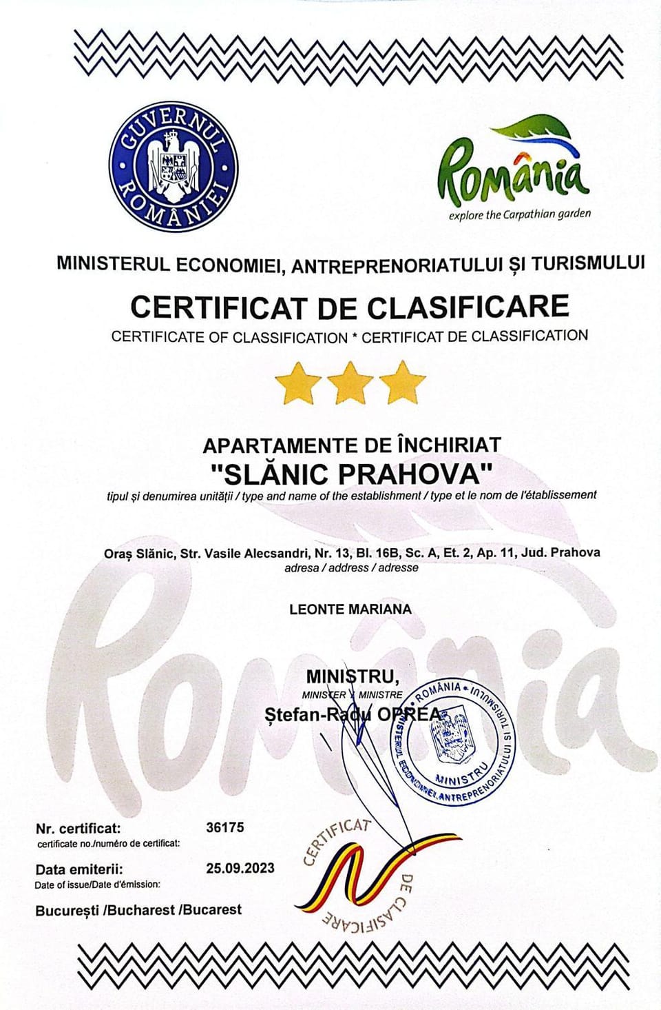 Property logo or sign, Logo/Certificate/Sign, Certificate/Award
