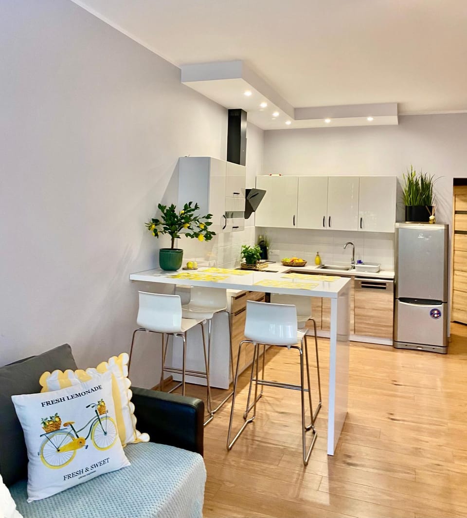 Kitchen or kitchenette, Living room, Seating area, Dining area, dishwasher, oven, stove