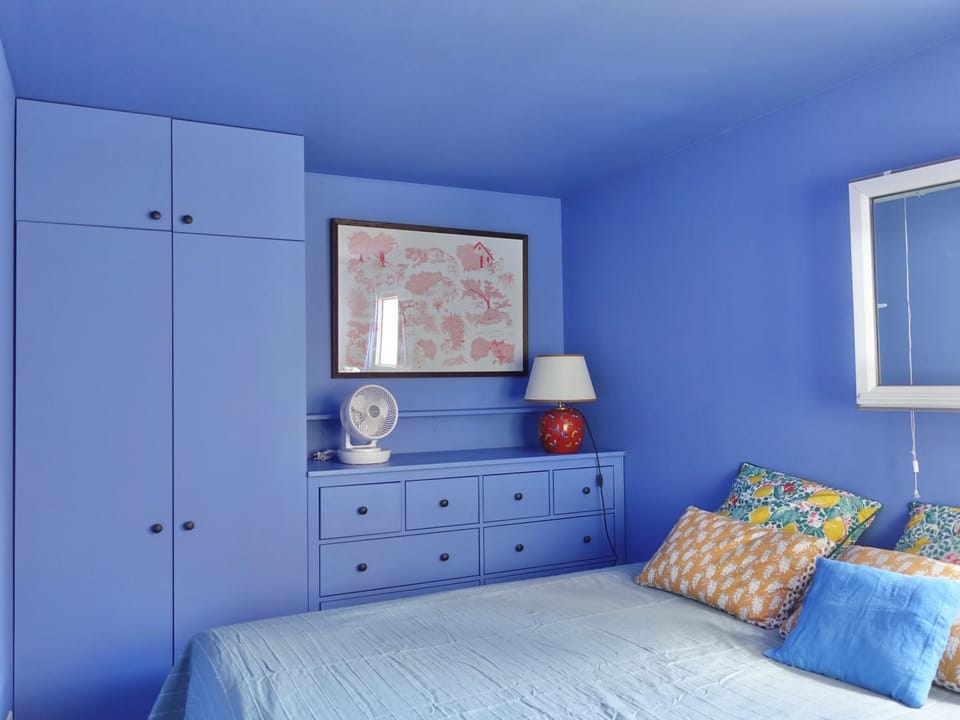 Bed, Photo of the whole room, Bedroom, storage, wardrobe