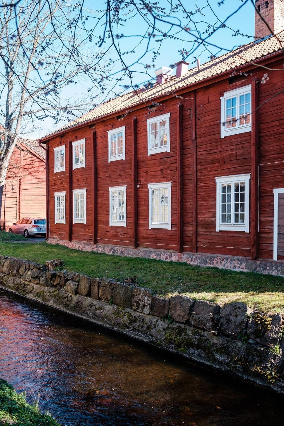 Property building, Day, River view