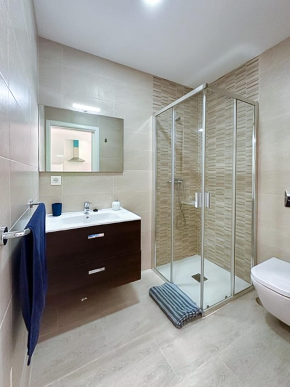 Property building, Bathroom, Living room