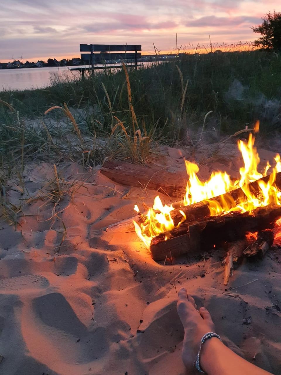 Beach, River view