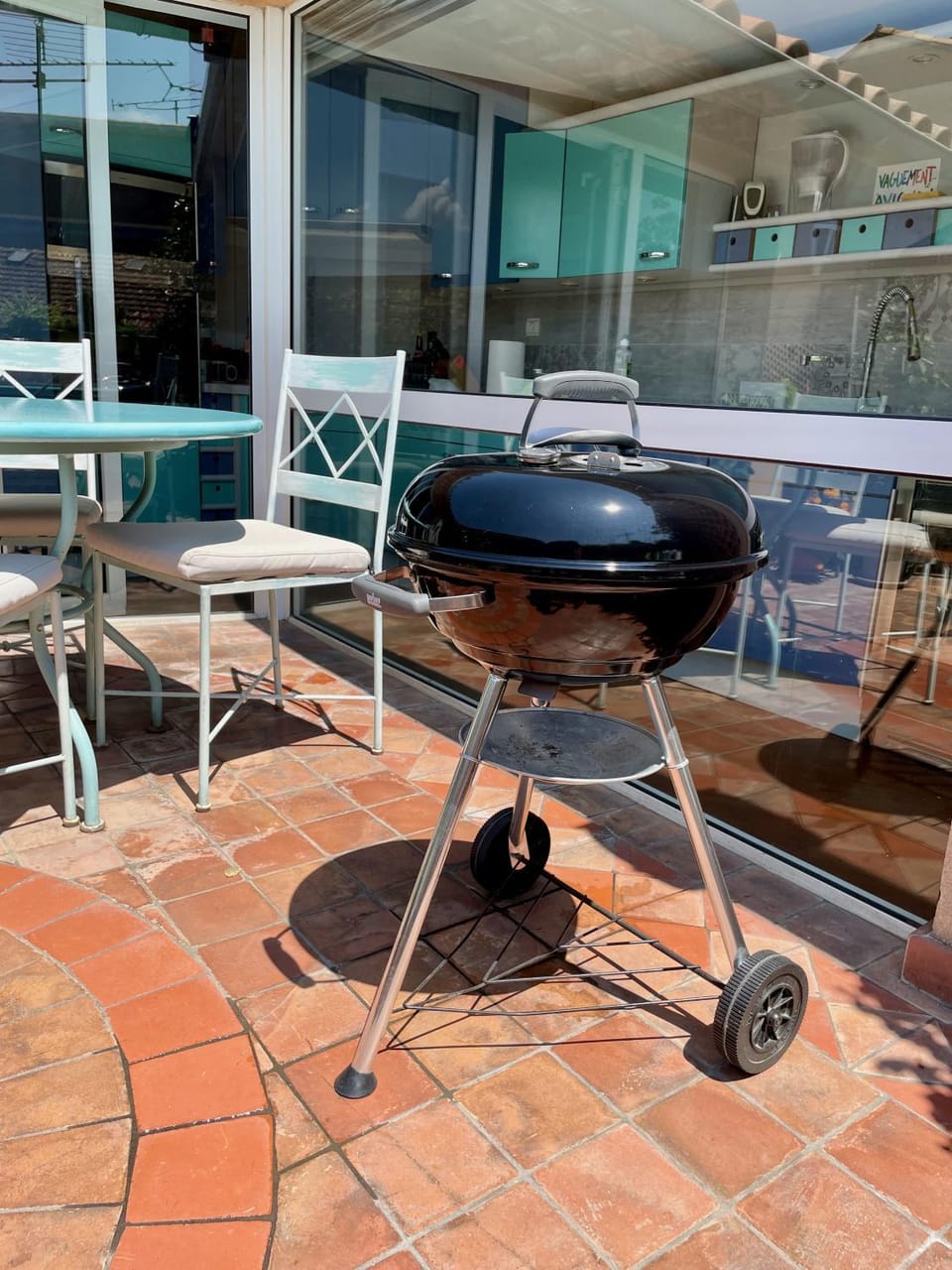 Patio, BBQ facilities, Dining area