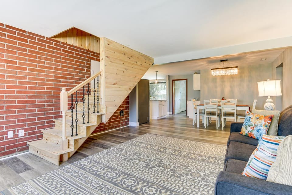 Indian Lake Vacation Rental with Fire Pit and Sauna House in Indian Lake