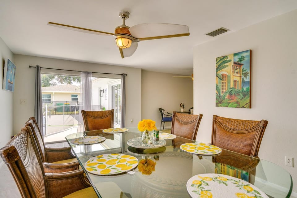 Heated Pool: Canal-Front Rotonda West Retreat House in Rotonda West