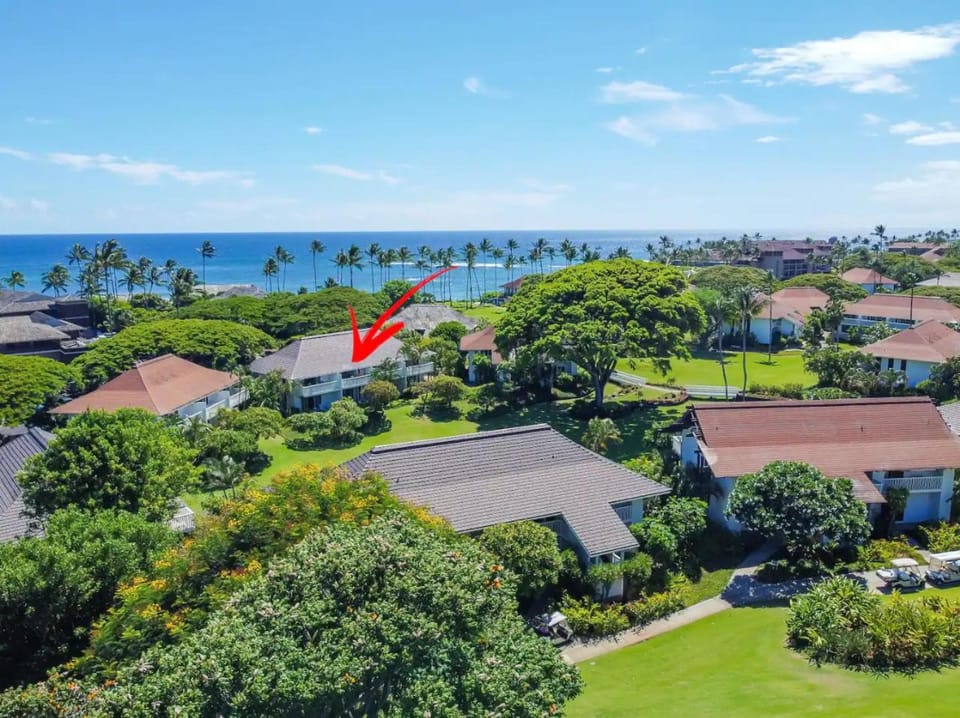 Property building, Natural landscape, Bird's eye view, Sea view