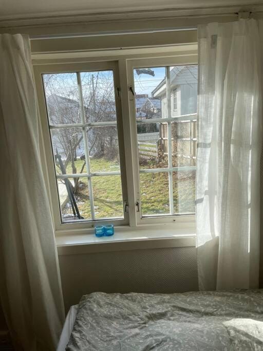 Apartament with access to garden, central, quiet and with free parking Apartment in Viken, Norway