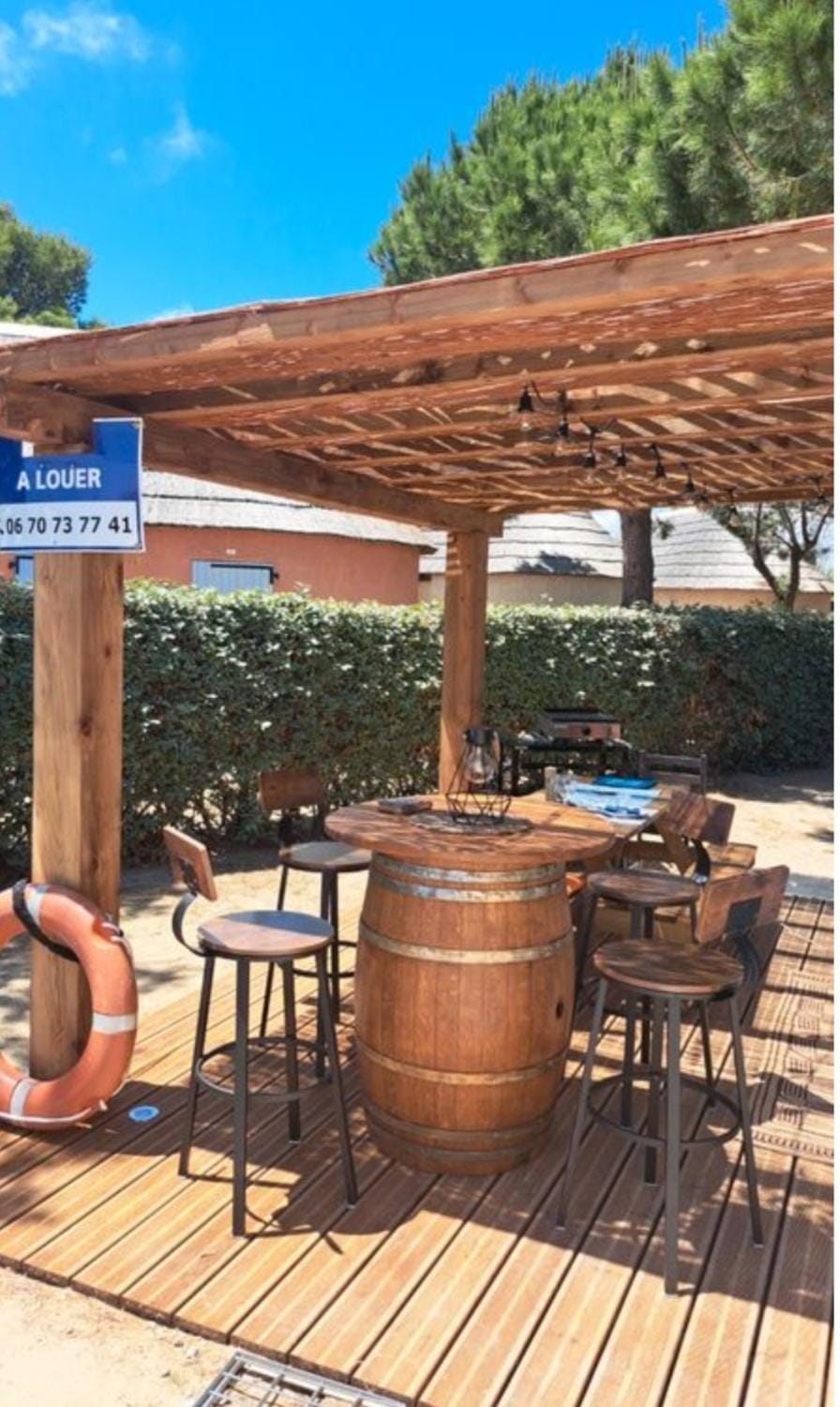 Barcarès Île des pêcheurs dernières disponibilités mas classé 4 étoiles rénové avec goût 6 à 8 couchages disponible octobre possibilité 1 à 2 nuits Campground/ 
RV Resort in Le Barcarès