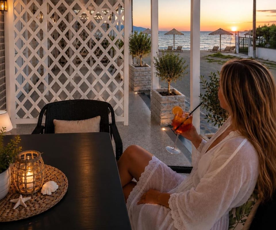 Fully Renovated Beachfront Loft in Fourka House in Halkidiki